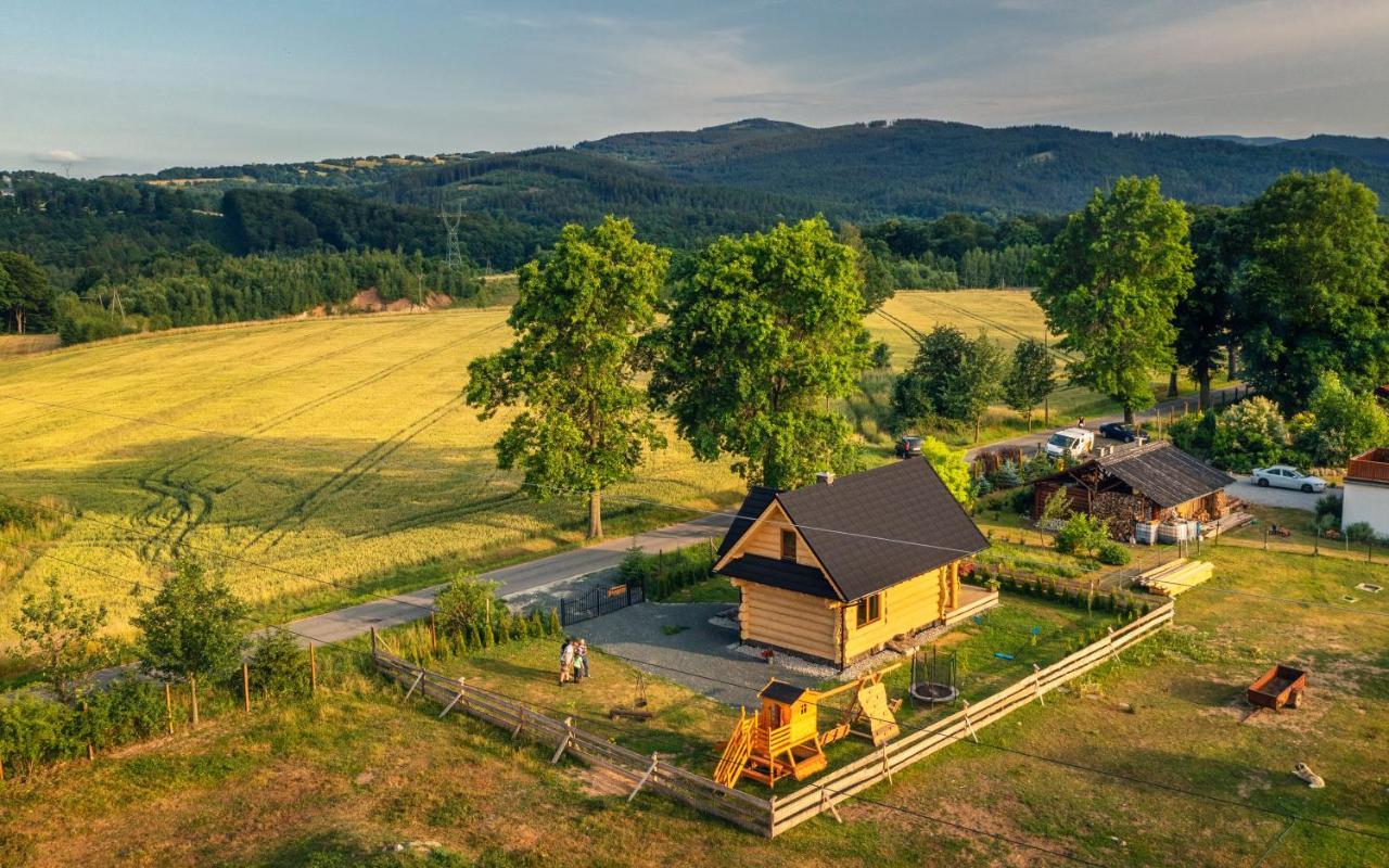 Sudecki Dym Z Kominkiem Kolo Karpacza. Agroturystyka ヤノビツェ・ビエルキエ エクステリア 写真