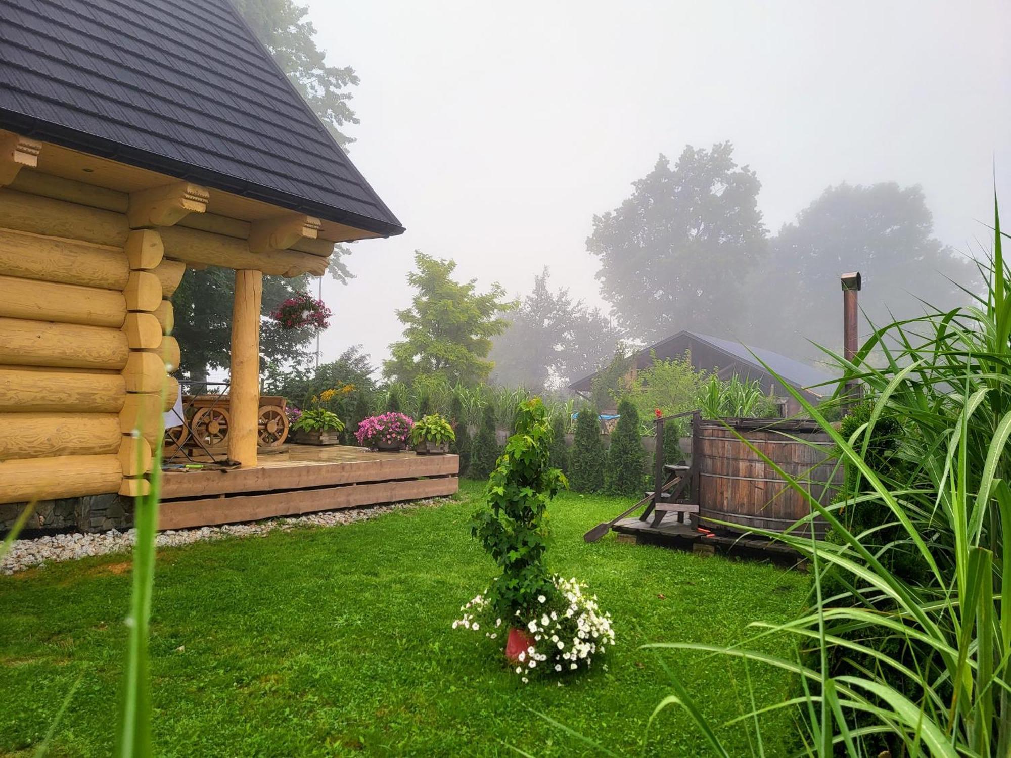 Sudecki Dym Z Kominkiem Kolo Karpacza. Agroturystyka ヤノビツェ・ビエルキエ エクステリア 写真